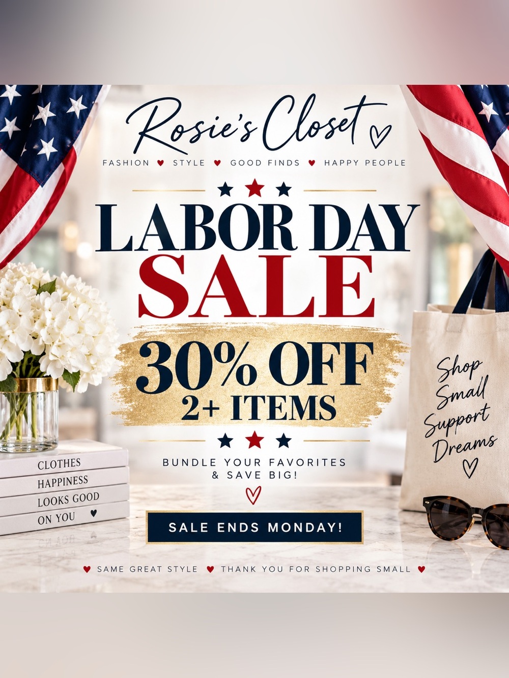 LABOR DAY SALE 🇺🇸 30% OFF 2+ ITEMS